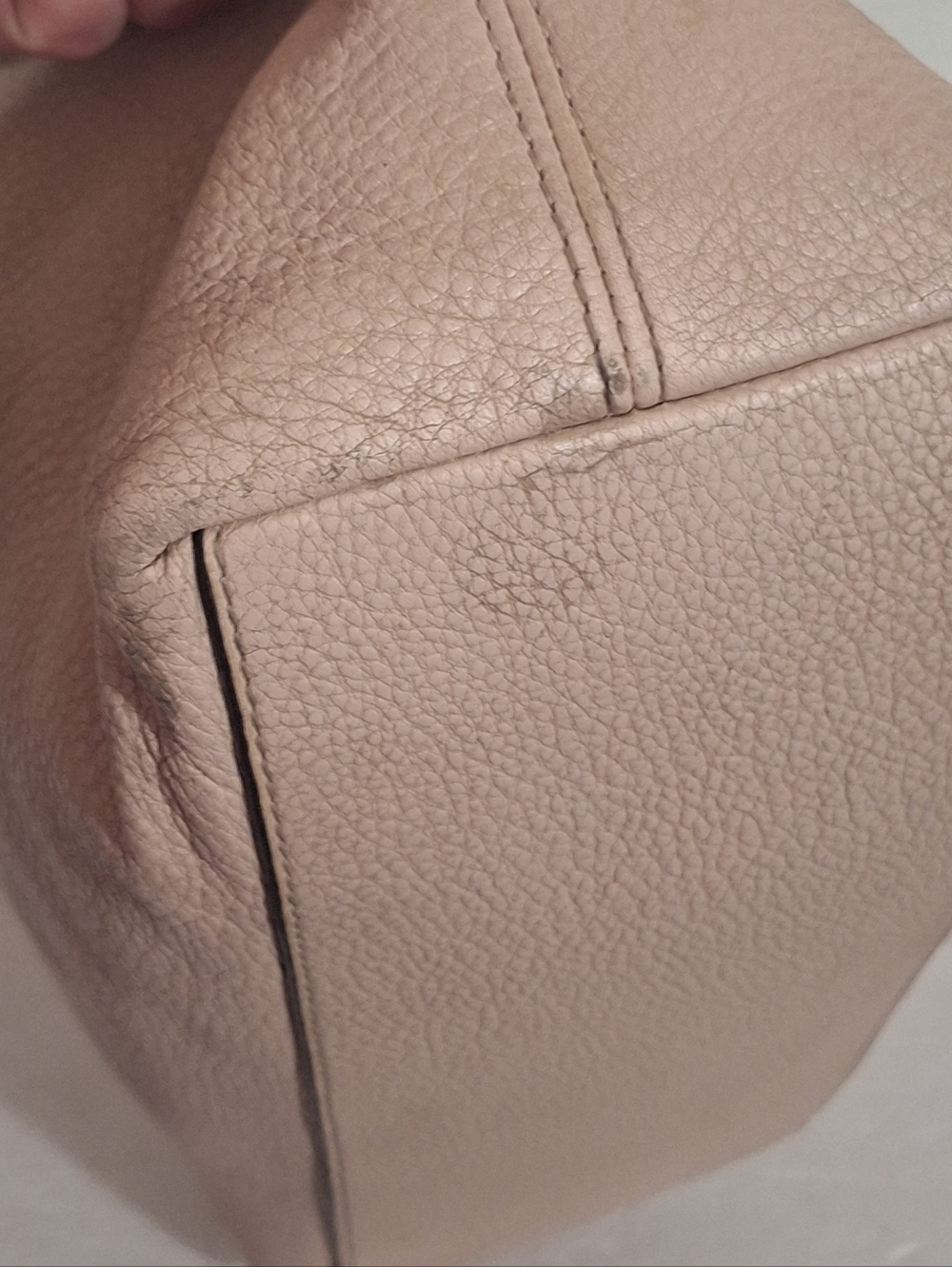 Michael Kors Lexington Large Hobo Shoulder Bag Blush Beige Pink GUC - Picture 10 of 17